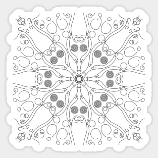 Violin Strings pattern Sticker